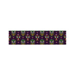 Day Of The Dead Sugar Skull Print Bed Runner