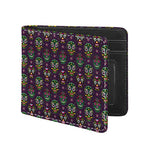 Day Of The Dead Sugar Skull Print Bifold Wallet