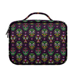 Day Of The Dead Sugar Skull Print Briefcase Bible Bag