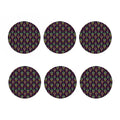 Day Of The Dead Sugar Skull Print Coaster Set