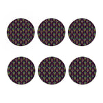 Day Of The Dead Sugar Skull Print Coaster Set