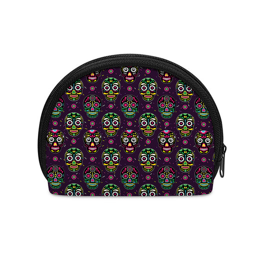 Day Of The Dead Sugar Skull Print Coin Purse