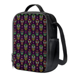 Day Of The Dead Sugar Skull Print Crossbody Lunch Bag