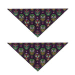 Day Of The Dead Sugar Skull Print Dog Bandana