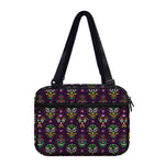 Day Of The Dead Sugar Skull Print Double Strap Bible Bag