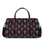 Day Of The Dead Sugar Skull Print Duffle Bag