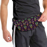 Day Of The Dead Sugar Skull Print Fanny Pack