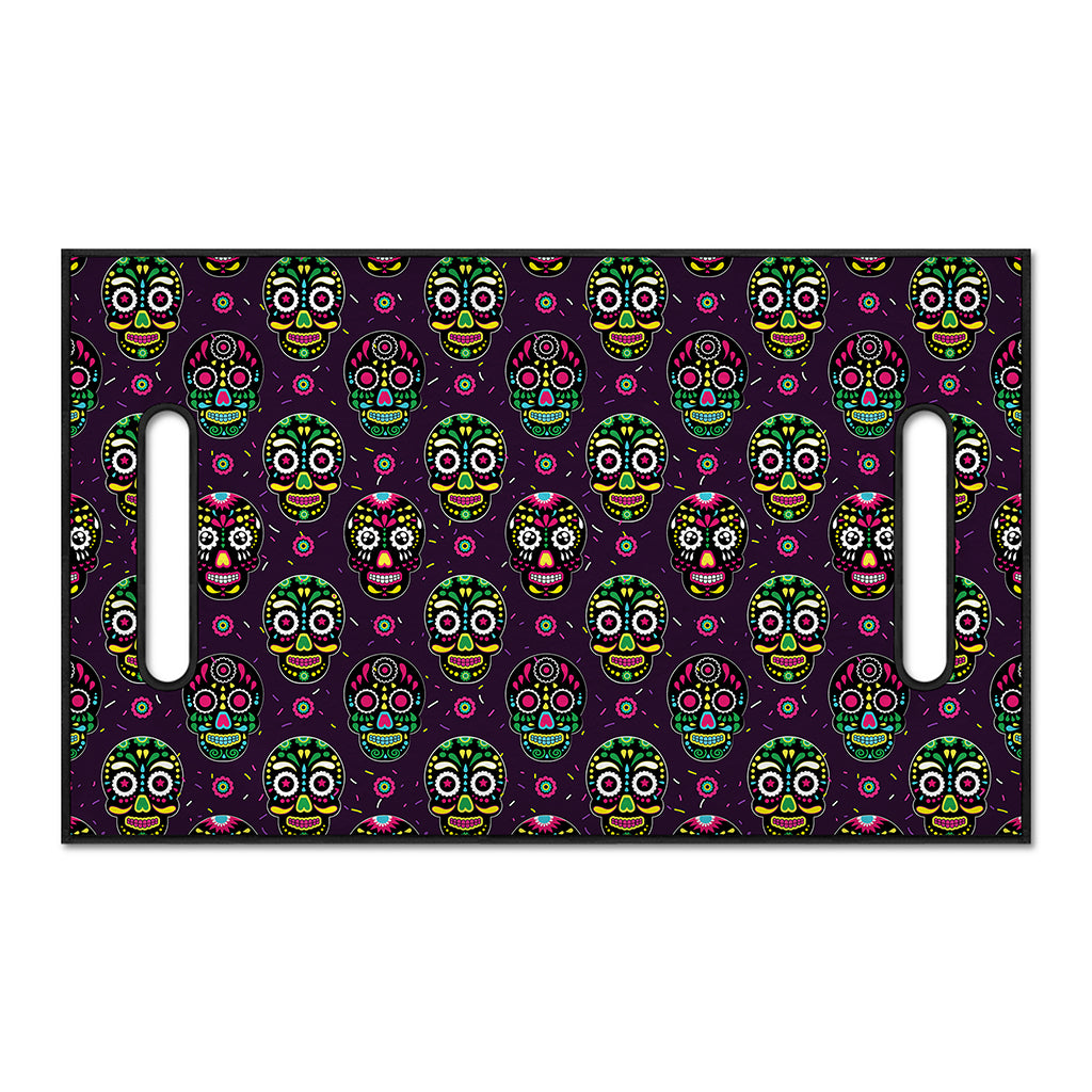 Day Of The Dead Sugar Skull Print Golf Cart Seat Cover