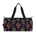 Day Of The Dead Sugar Skull Print Gym Bag