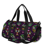 Day Of The Dead Sugar Skull Print Gym Bag