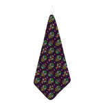 Day Of The Dead Sugar Skull Print Hand Towel