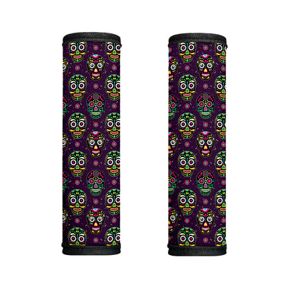 Day Of The Dead Sugar Skull Print Handle Covers