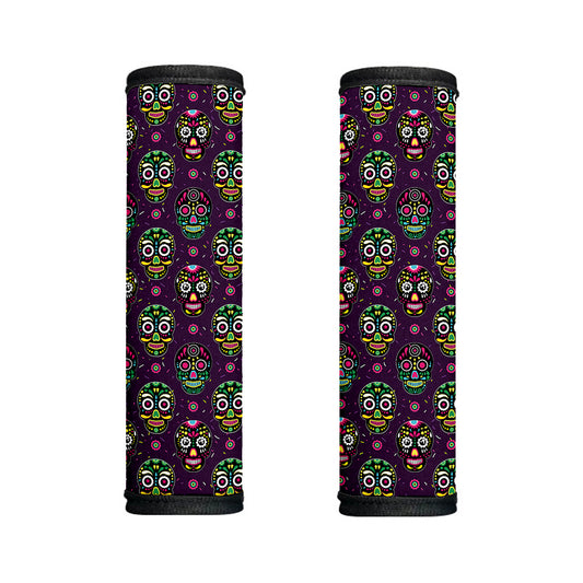 Day Of The Dead Sugar Skull Print Handle Covers