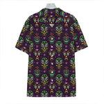 Day Of The Dead Sugar Skull Print Hawaiian Shirt