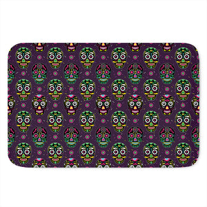 Day Of The Dead Sugar Skull Print Indoor Door Mat