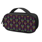 Day Of The Dead Sugar Skull Print Insulin Cooler Travel Case