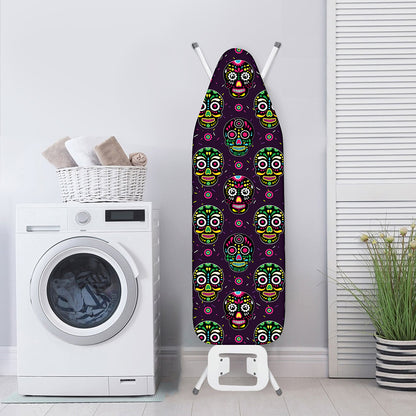 Day Of The Dead Sugar Skull Print Ironing Board Cover