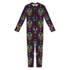 Day Of The Dead Sugar Skull Print Jumpsuit