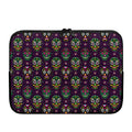 Day Of The Dead Sugar Skull Print Laptop Sleeve