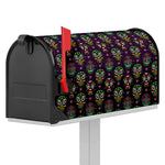 Day Of The Dead Sugar Skull Print Mailbox Cover