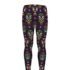 Day Of The Dead Sugar Skull Print Men's leggings