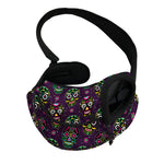 Day Of The Dead Sugar Skull Print Pet Sling Carrier