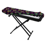 Day Of The Dead Sugar Skull Print Piano Keyboard Cover