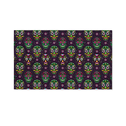 Day Of The Dead Sugar Skull Print Polyester Flag