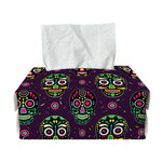 Day Of The Dead Sugar Skull Print Rectangle Tissue Box Cover