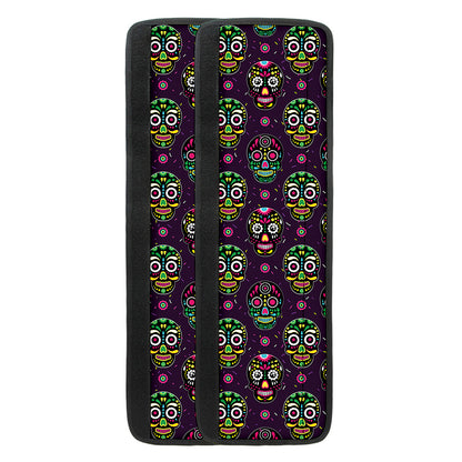 Day Of The Dead Sugar Skull Print Refrigerator Handle Covers