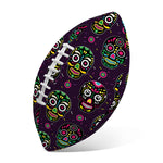 Day Of The Dead Sugar Skull Print Rugby Ball