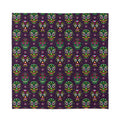 Day Of The Dead Sugar Skull Print Silk Bandana