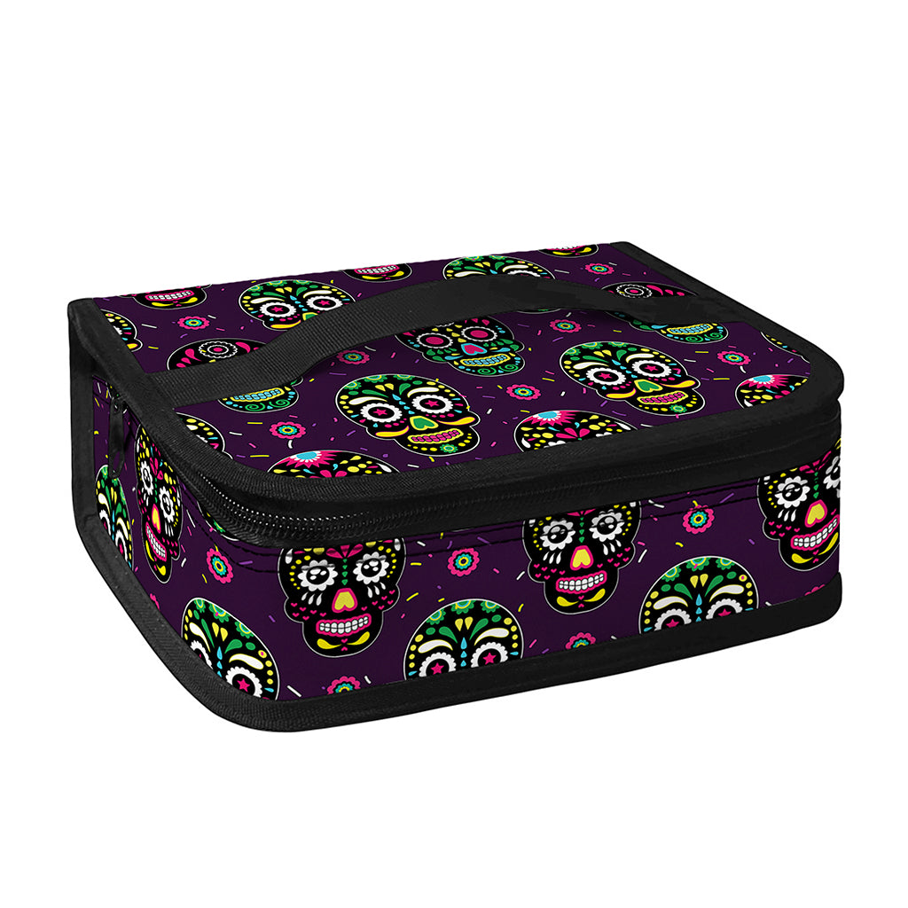 Day Of The Dead Sugar Skull Print Small Lunch Bag