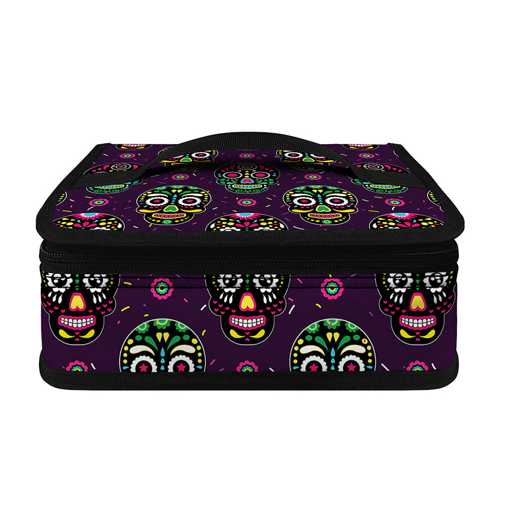 Day Of The Dead Sugar Skull Print Small Lunch Bag