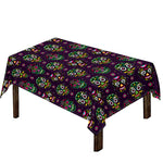Day Of The Dead Sugar Skull Print Tablecloth