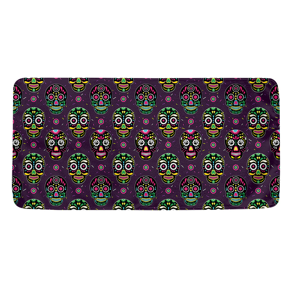 Day Of The Dead Sugar Skull Print Towel