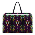 Day Of The Dead Sugar Skull Print Utility Tote Bag