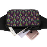 Day Of The Dead Sugar Skull Print Waist Bag