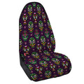 Day Of The Dead Sugar Skull Print Waterproof Car Seat Cover