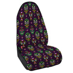 Day Of The Dead Sugar Skull Print Waterproof Car Seat Cover