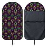 Day Of The Dead Sugar Skull Print Waterproof Car Seat Cover