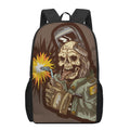 Dead Welder Print 17 Inch Backpack