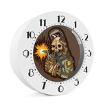 Dead Welder Print Alarm Clock