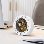Dead Welder Print Alarm Clock