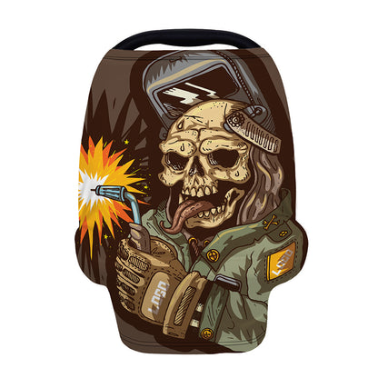 Dead Welder Print Baby Seat Cover