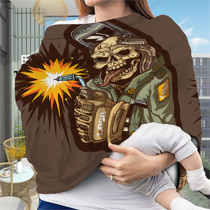 Dead Welder Print Baby Seat Cover