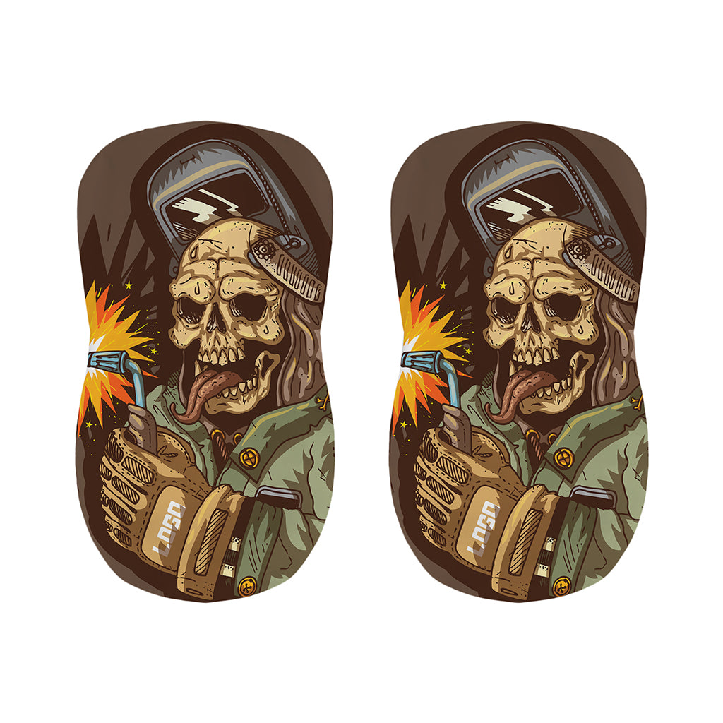 Dead Welder Print Bar Stool Covers