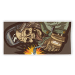 Dead Welder Print Beach Towel