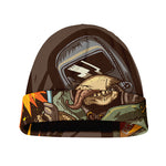 Dead Welder Print Beanie