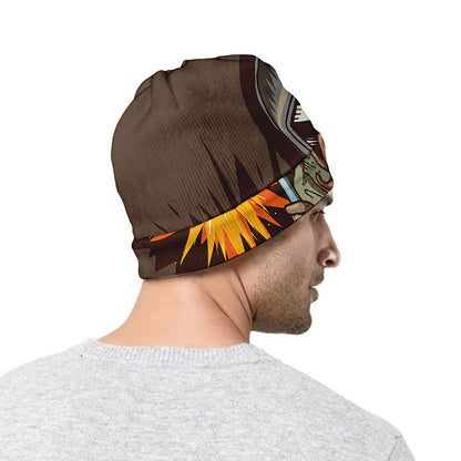 Dead Welder Print Beanie